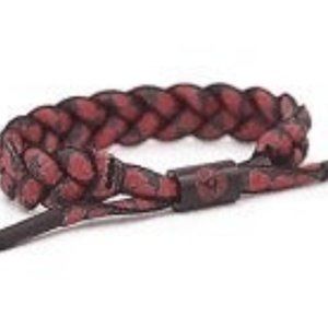 Naruto Braided bracelet With Symbol(red)
